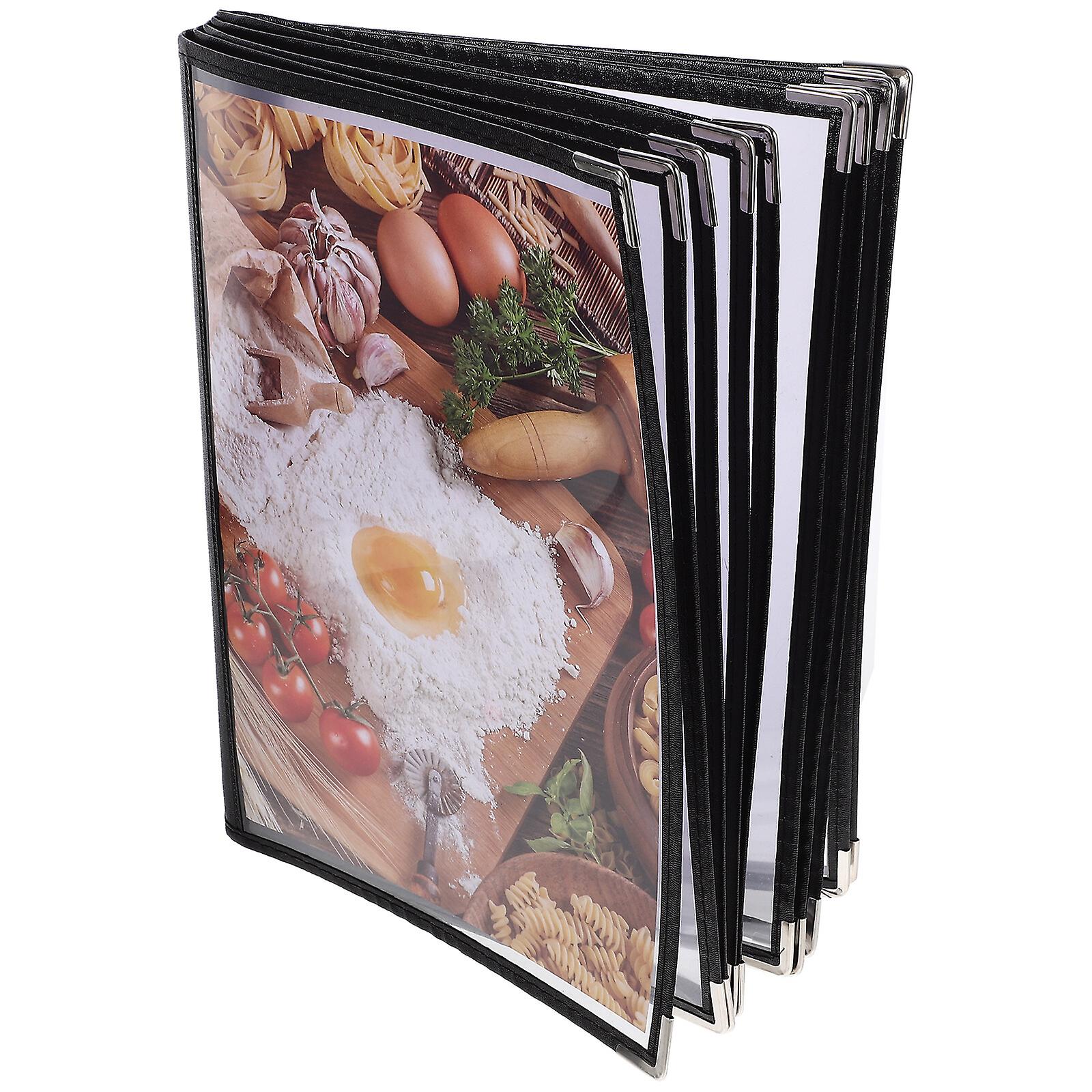 Convenient Menu Book Restaurant Menu Display Pad Restaurant Menu Leather Book