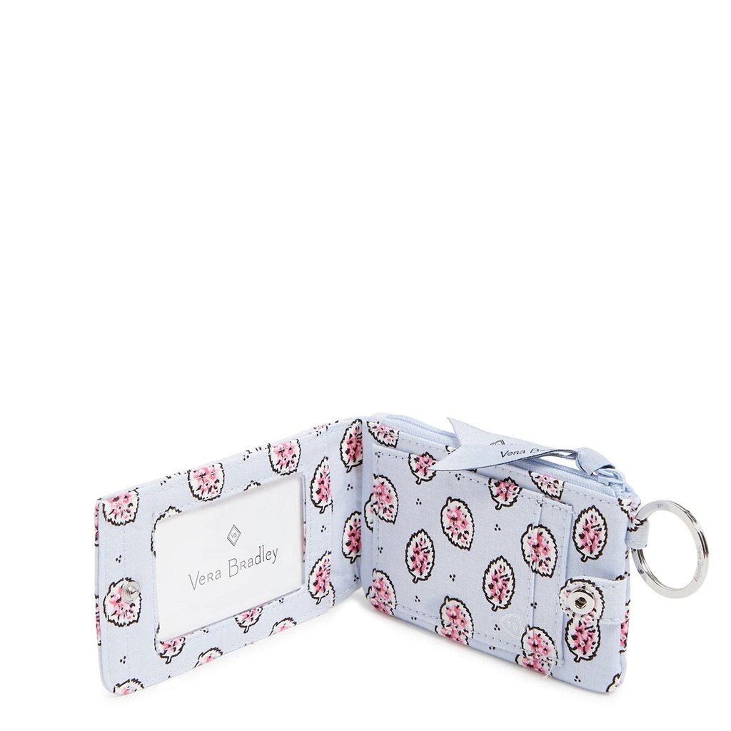 Vera Bradley  RFID Deluxe Zip ID in Magnifique Leaf