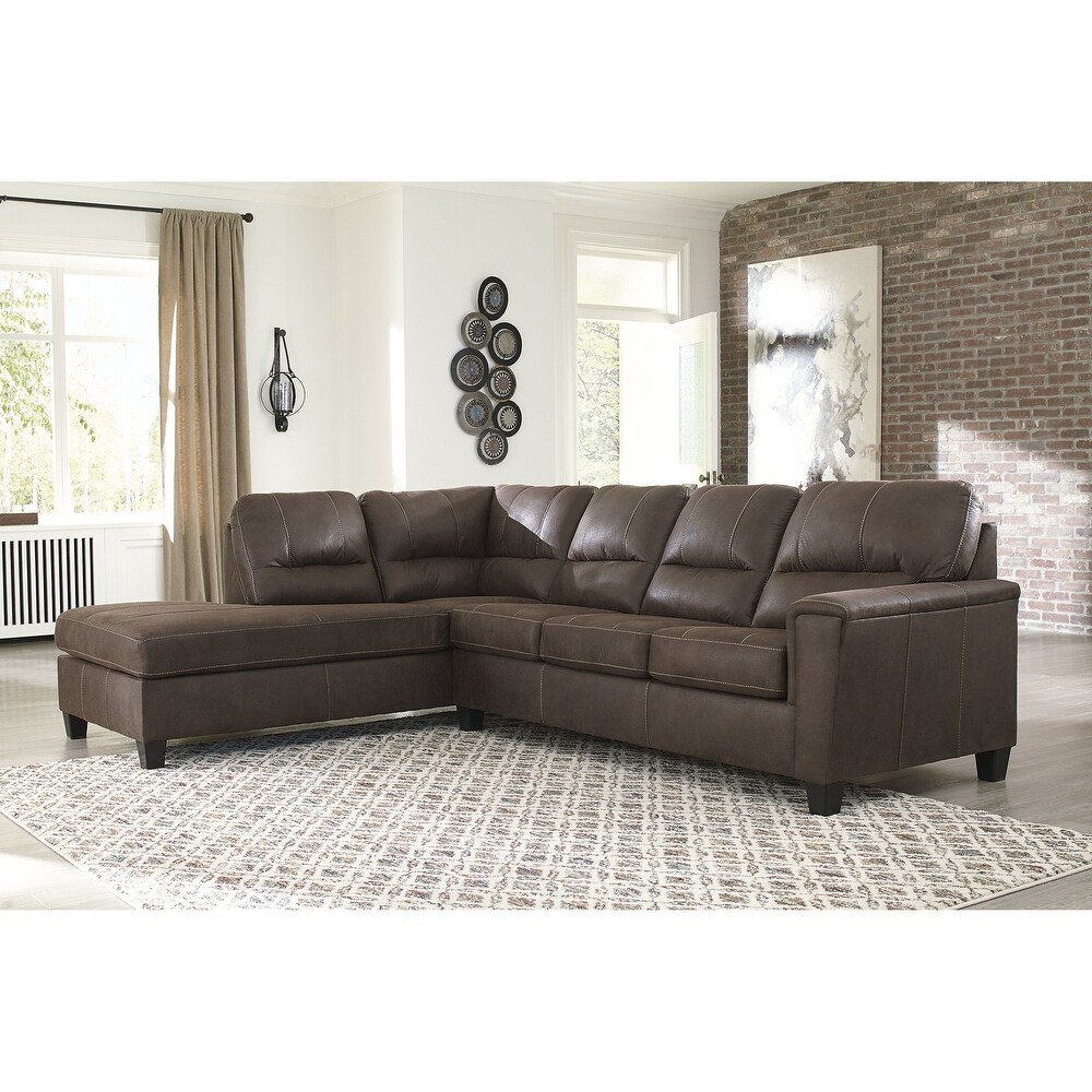 Signature Design by Ashley Navi 2 Piece Sectional with Chaise   117\