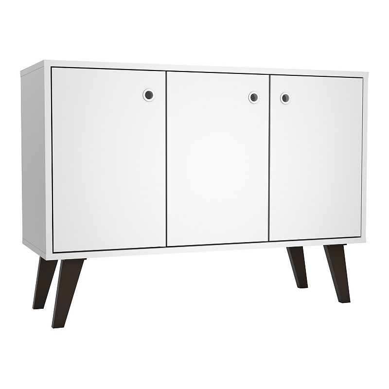 Manhattan Comfort Bromma 3-Shelf Sideboard