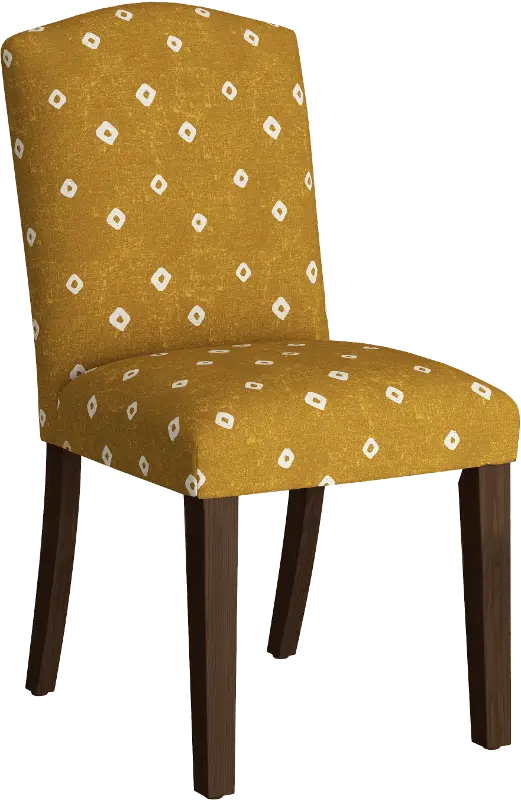 Nora Ochre Dining Chair - Skyline Furniture