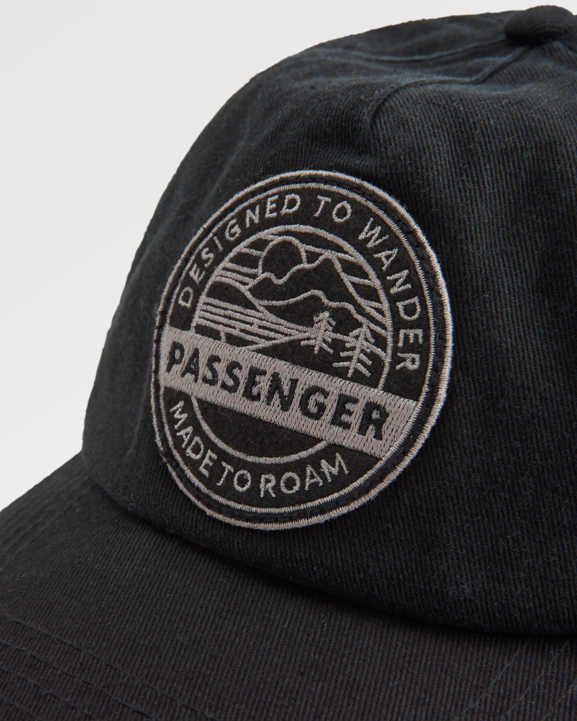 Odyssey Recycled 5 Panel Cap - Black