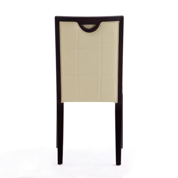 Executor Dining Chairs (Set of Two) in Cream and Walnut