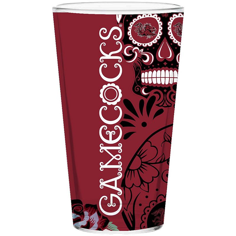 South Carolina Gamecocks 16oz. Dia de los Muertos Pint Glass