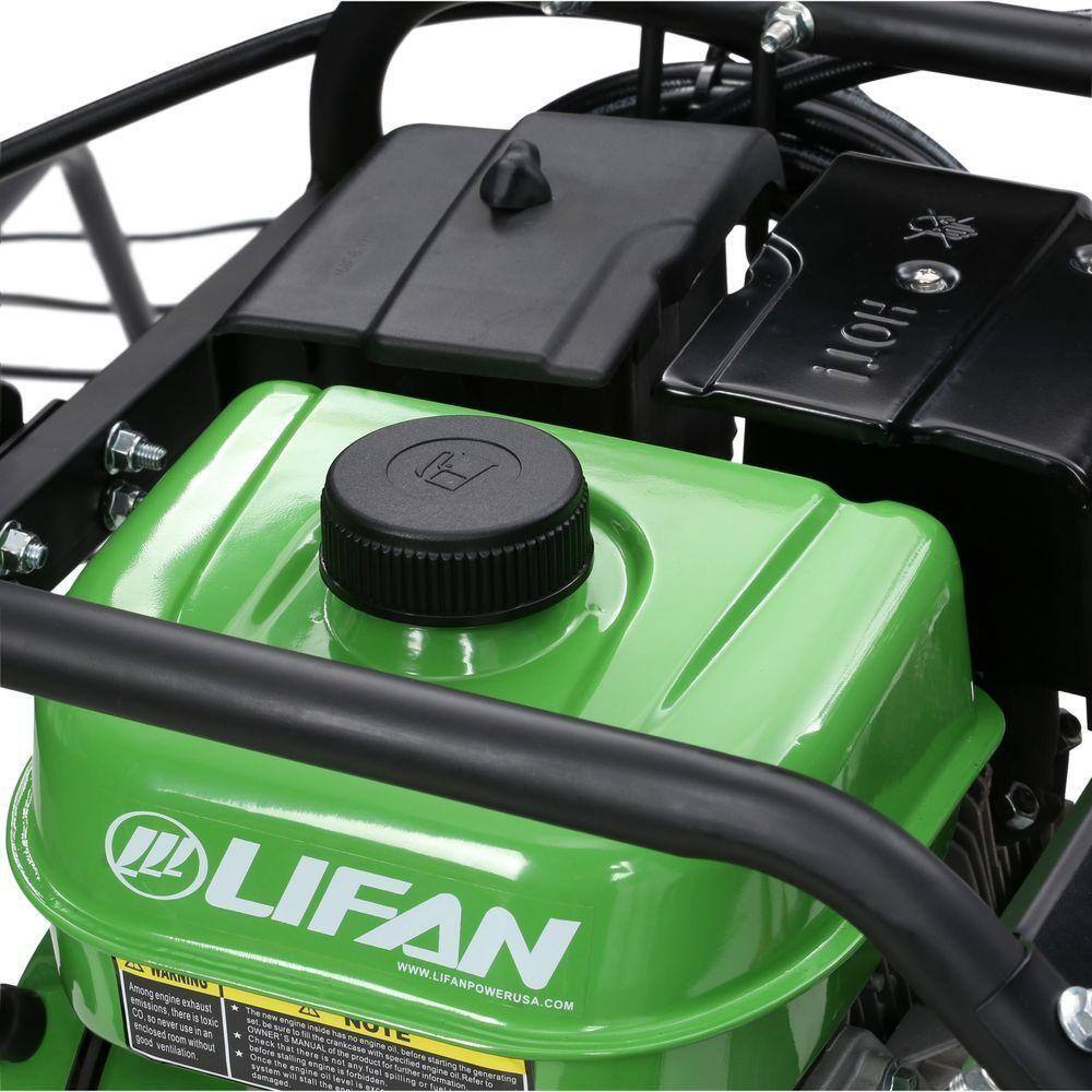 LIFAN Pressure Storm Series 3300 psi 2.5 GPM AR Axial Cam Pump Electric Start Gas Pressure Washer with Panel Mounted Controls LFQ3370E