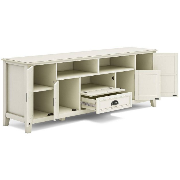 Portland Tv Stand For Tvs Up To 80 quot Antique White Wyndenhall