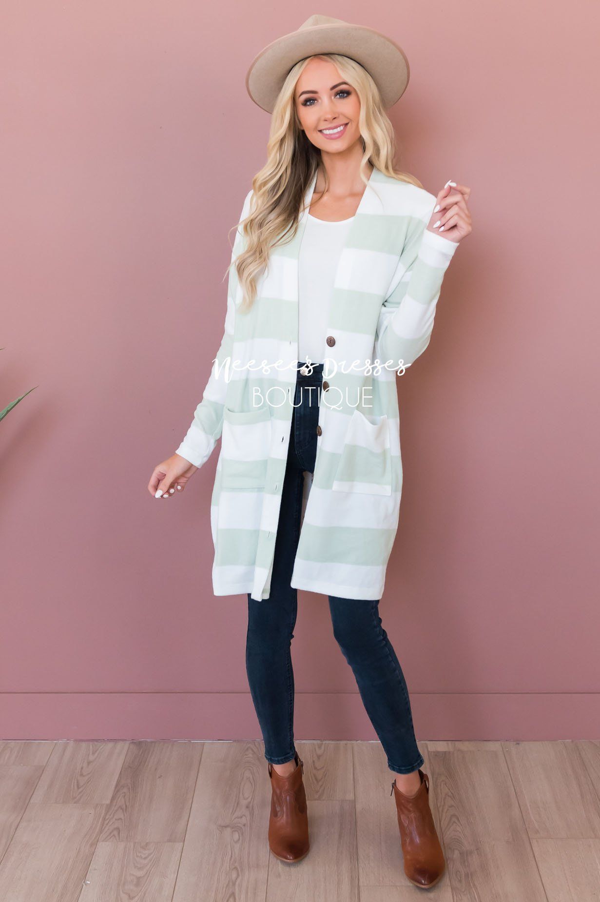 Take Your Chance Modest Cardigan