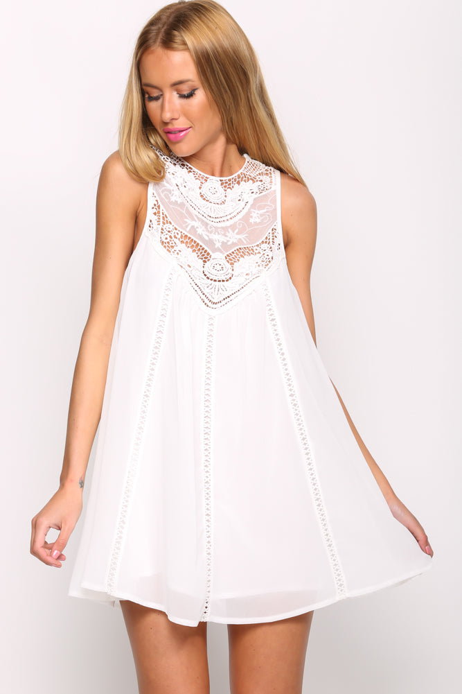 Los Angeles Dress White