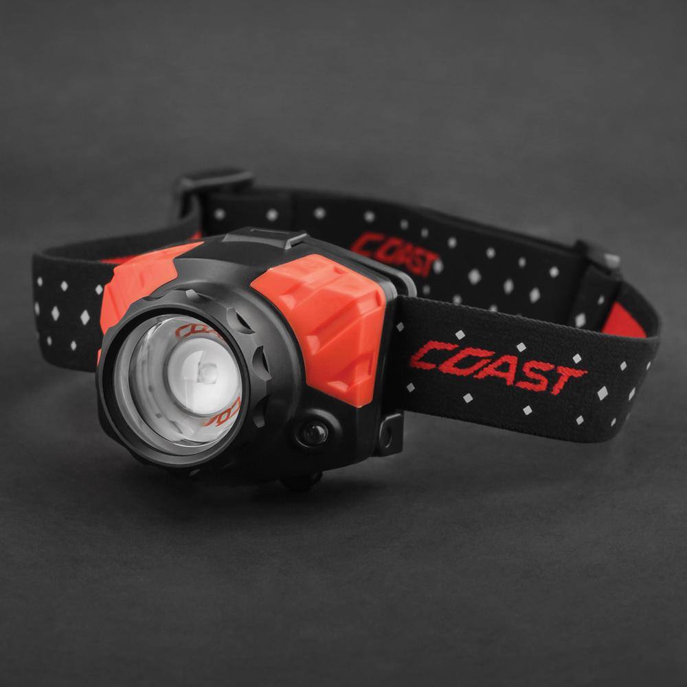 Coast FL85 615 Lumen Dual Color LED Headlamp with Twist Focus FL85