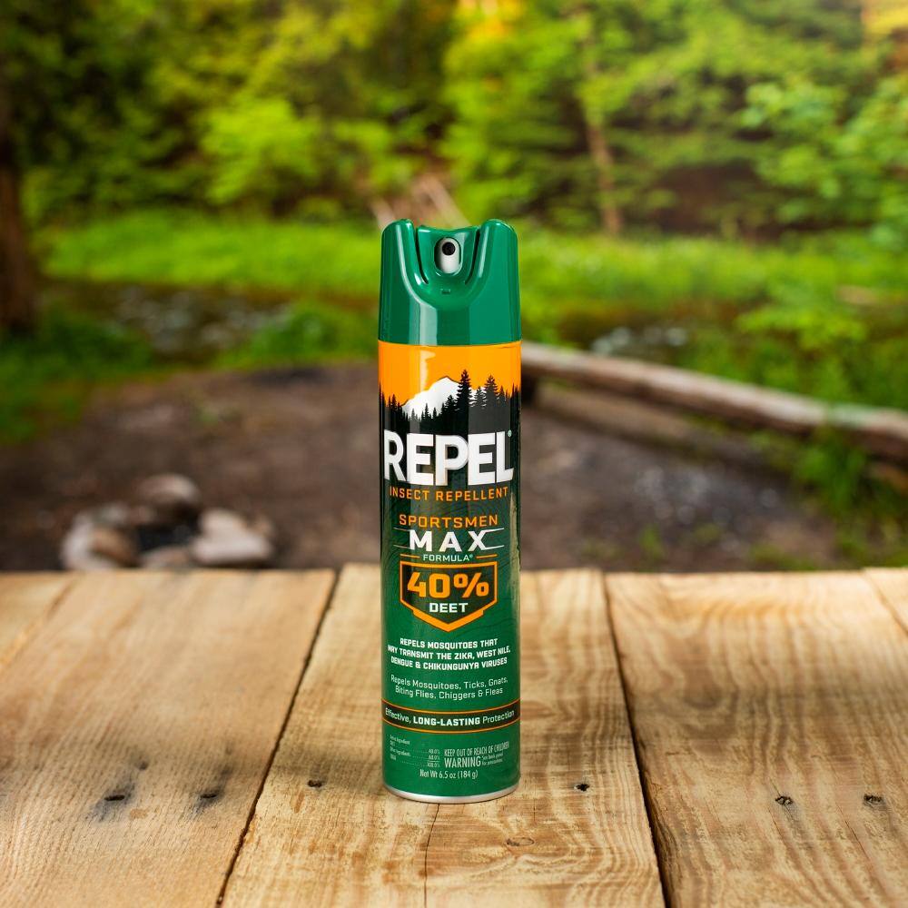 Repel 6.5 oz. Sportsmen Max Mosquito and Insect Repellent Aerosol Spray HG-33801-5