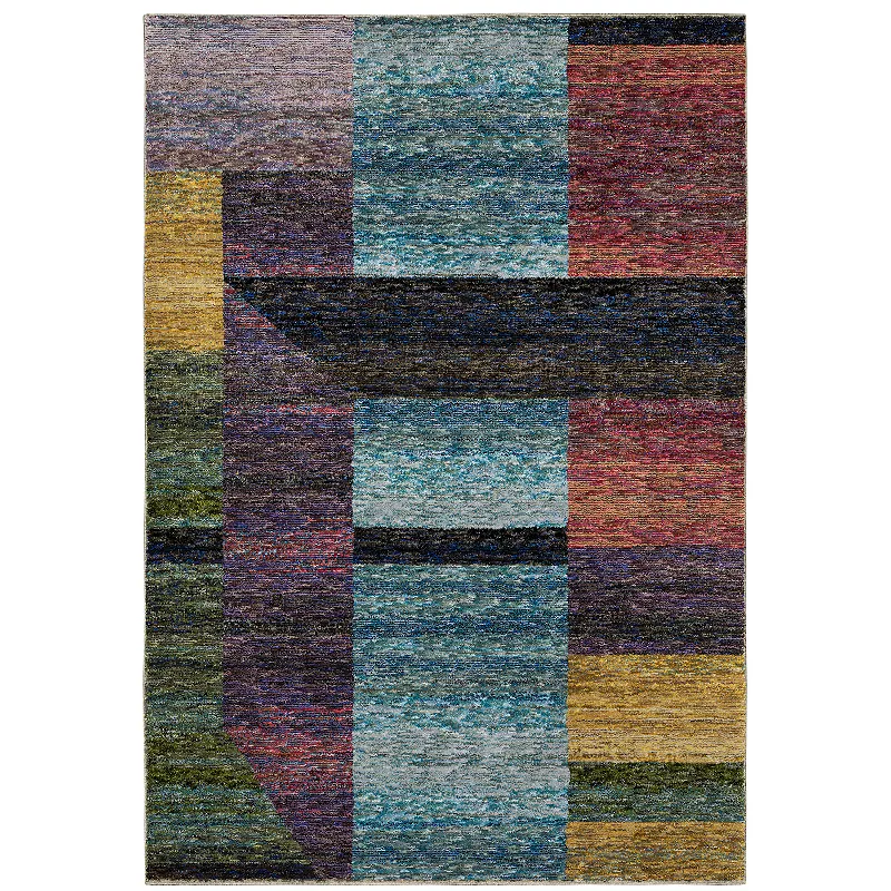 StyleHaven Sutton Contemporary Fading Geo Rug