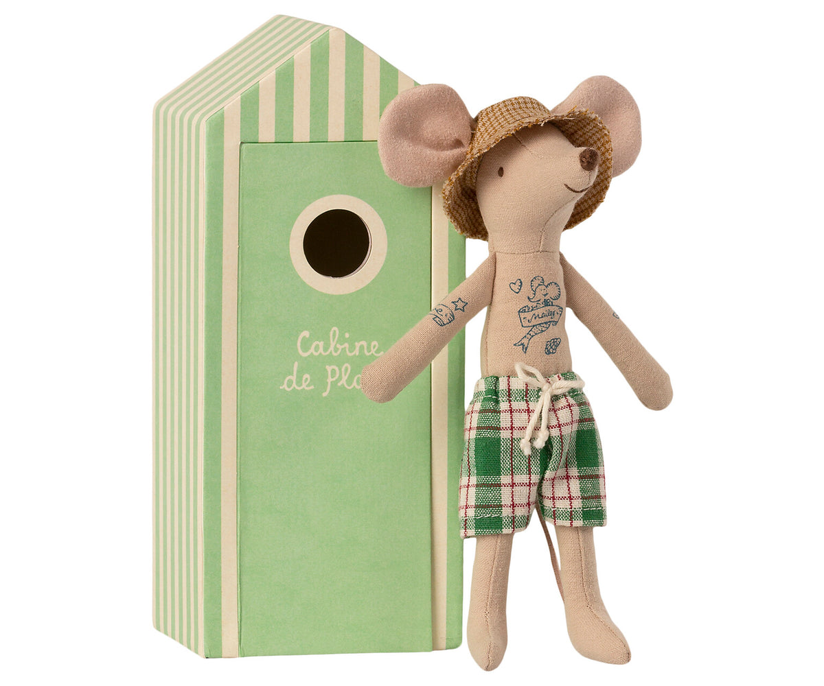 Beach Mouse - Dad in Cabin by Maileg