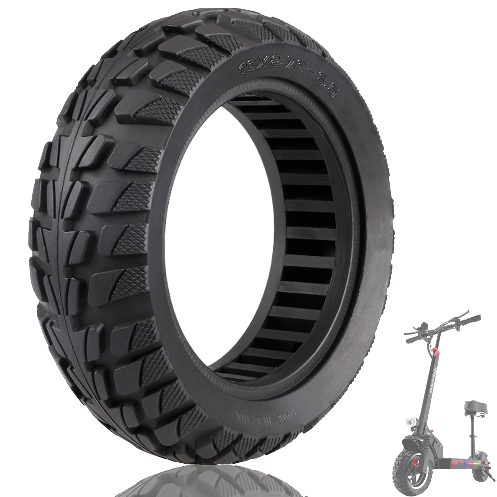 10 inch 10x2.7 6.5 Electric Scooter Solid Tire Off road Tire For Hover 1 Alpha JOYOR S Hiboy Titan PRO Electric Scooter