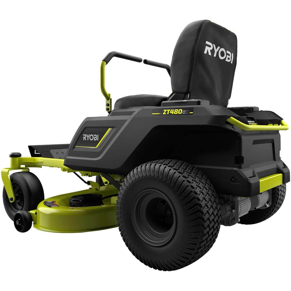 RYOBI 42 in. 100 Ah Battery Electric Riding Zero Turn Mower RY48ZTR100