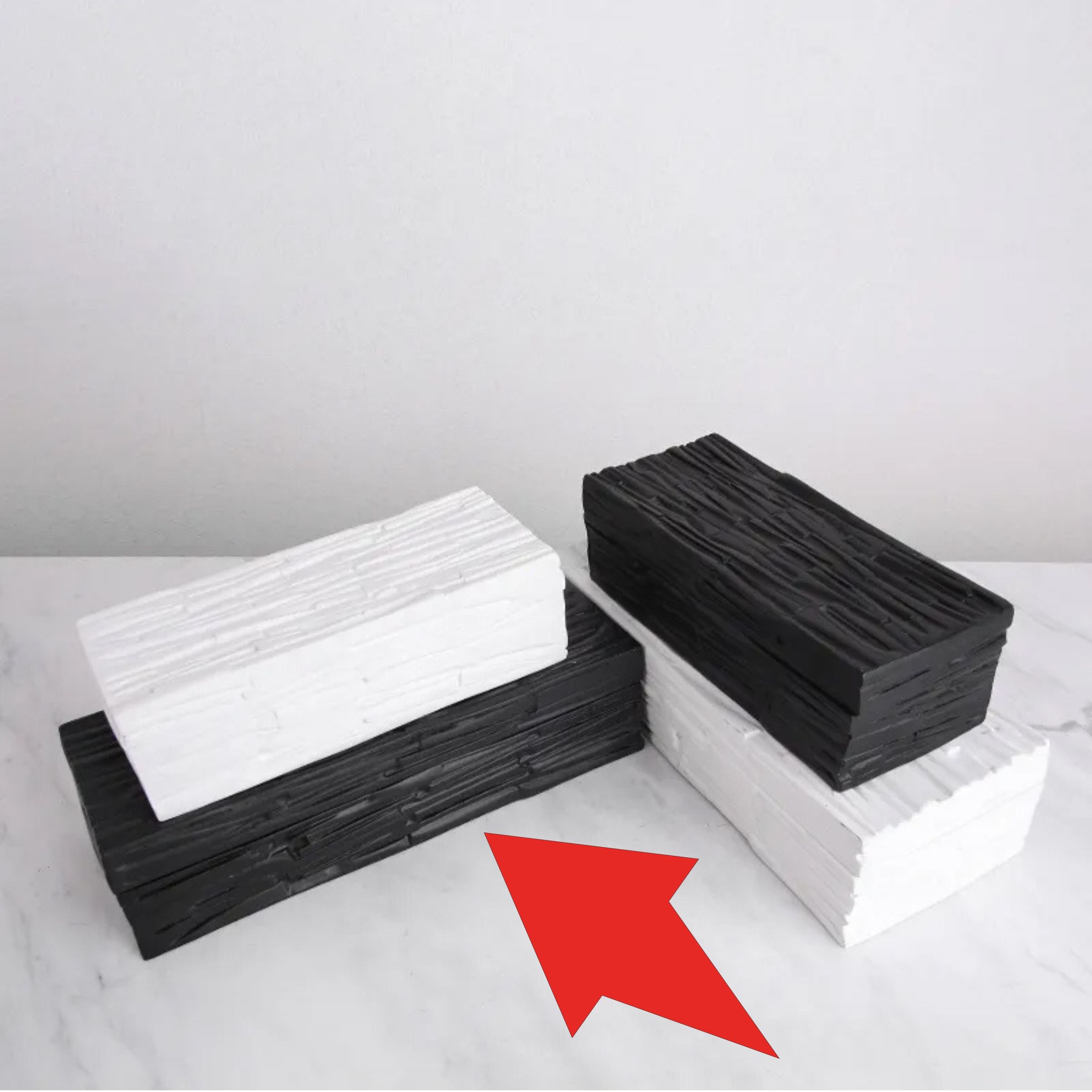 Black Resin Decorative Box-A Fc-Sz2023A