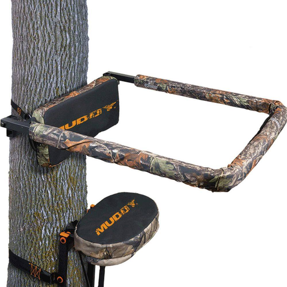 Muddy Outdoors Universal Hunting Tree Stand Reliable Flip Up Shooting Rail Rest MUD-CR0090