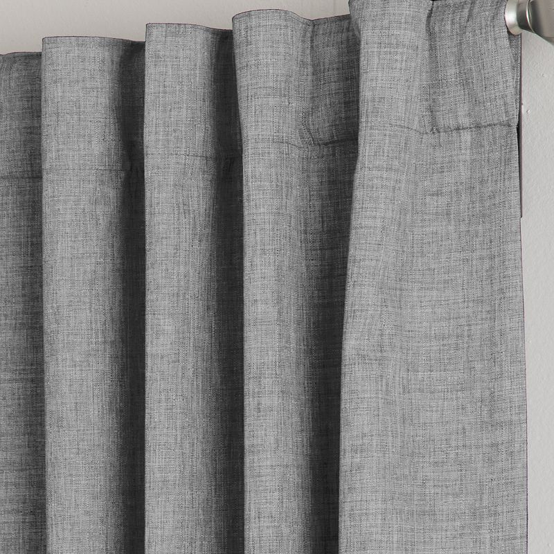 NATCO Wakefield Energy Textured Solid Blackout Window Curtain Panel