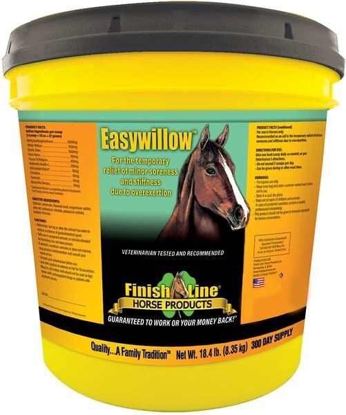 Finish Line Easywillow Soreness and Stiffness Powder Horse Supplement