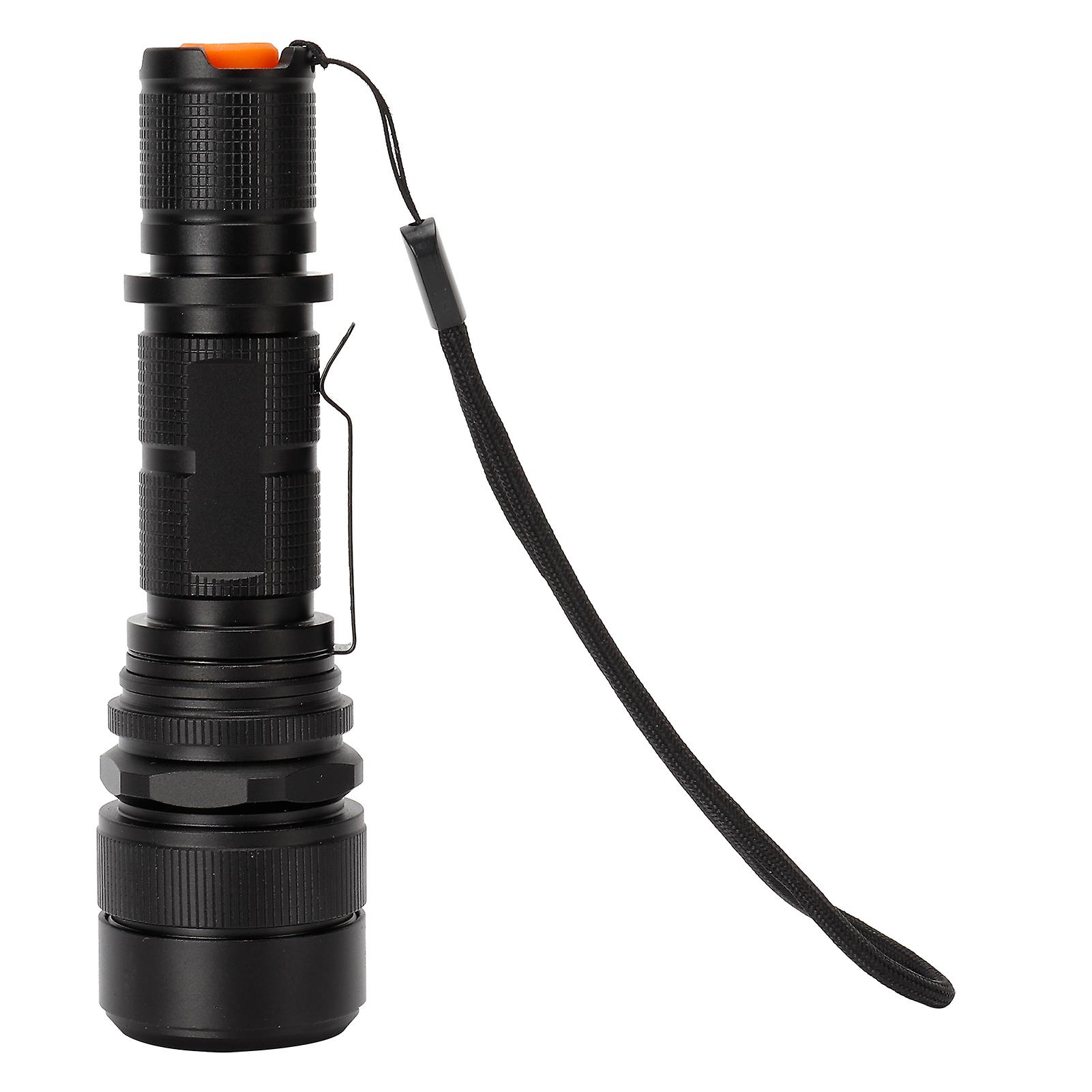 Aluminum Alloy Led Strong Light Flashlight Cycling Lighting Telescopic Focusing Flashlight