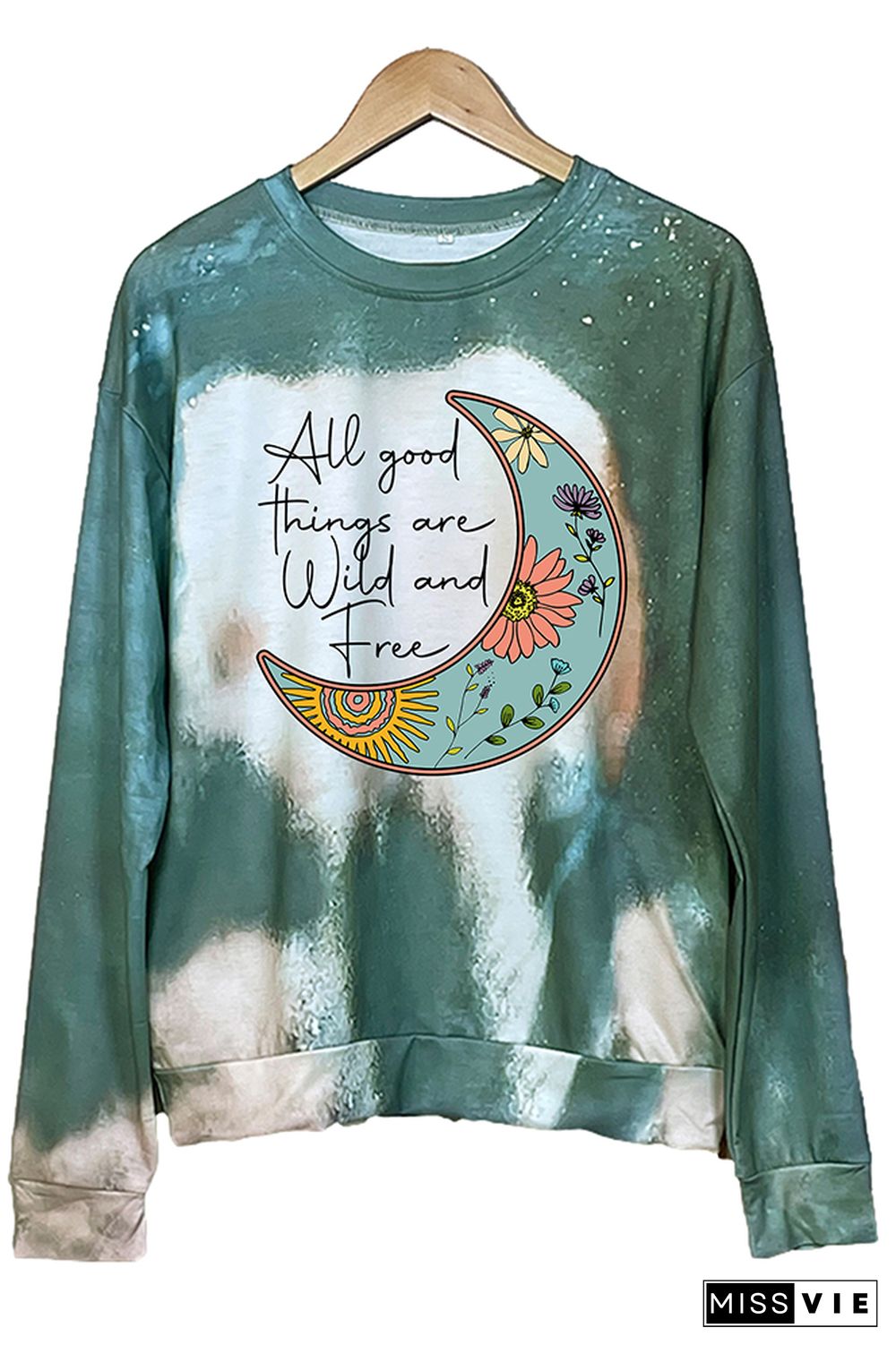 All Good things are Wild and Free Retro Sweatshirt Women Wholesale