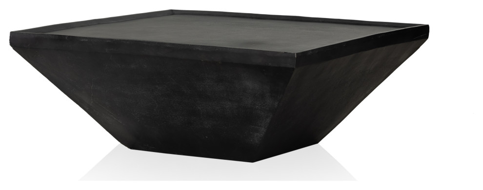 Orien Coffee Table Coal Solid Acacia   Transitional   Coffee Tables   by Rustic Home Furniture Deco  Houzz