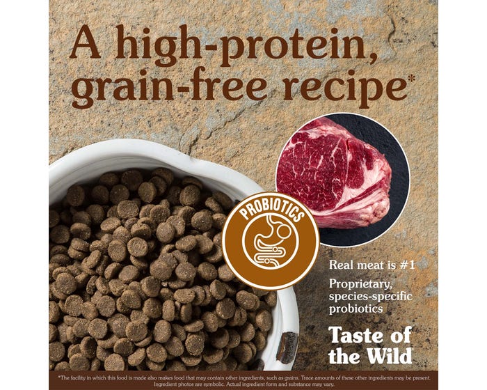 Taste of the Wild High Prairie Canine Formula with Roasted Bison  Venison， 28 lb. Bag