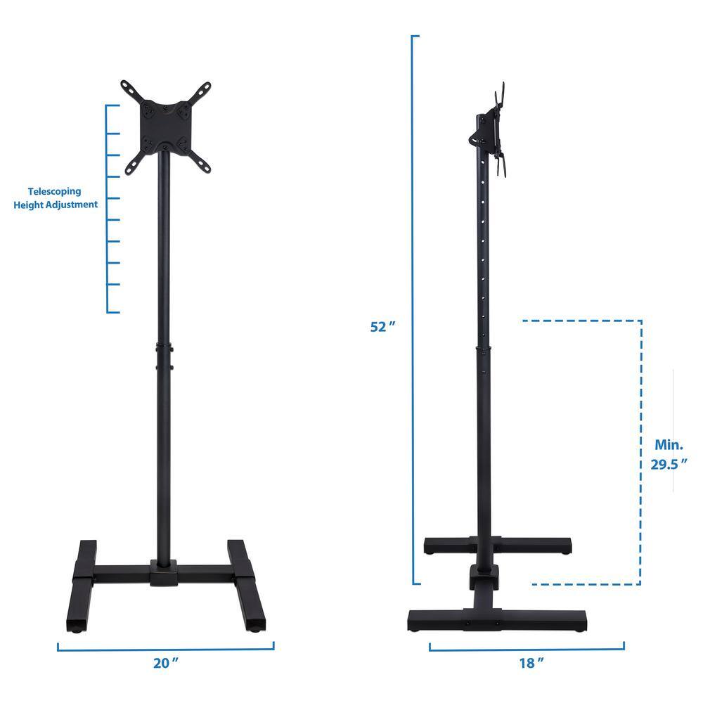 mount-it! Portable TV Floor Stand for 42 in. Screens MI-878