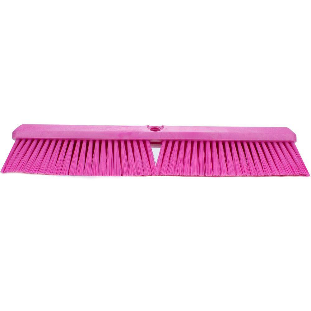 CFS Brands Sparta 18 in. Pink Polypropylene Omni Sweep Push Broom Head (12-Pack) 41890EC26