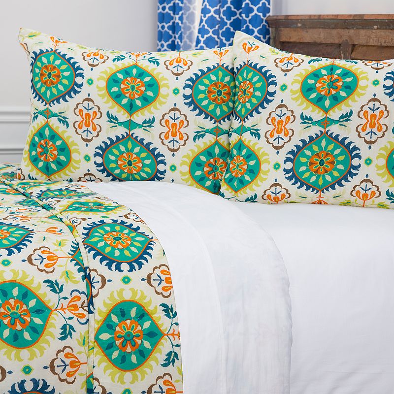 Rizzy Home Maddux Place Franky Geometric Quilt Set