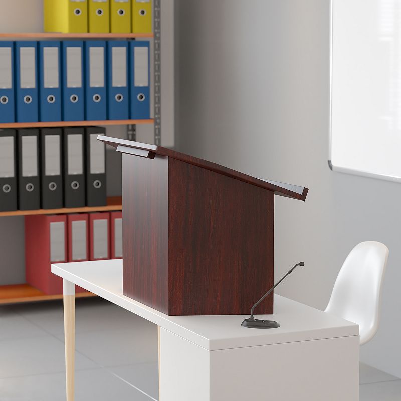 Flash Furniture Mysta Foldable Lectern Table Decor