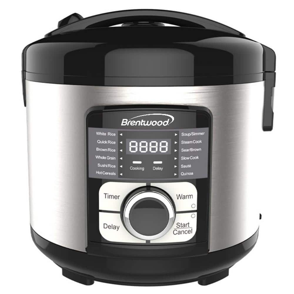 Brentwood Select 12 Black Function Stainless Steel Electric Multi-Cooker 985117027M