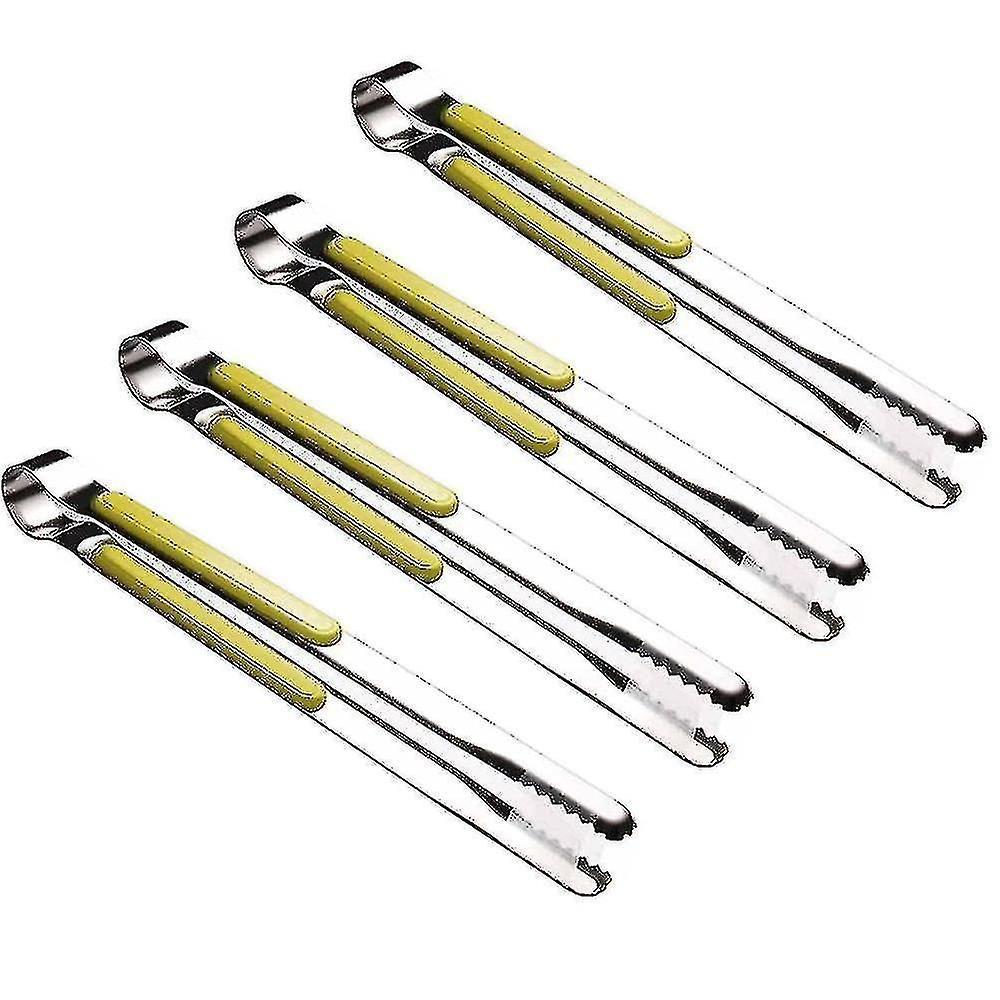 Bbq Tool Stainless Steel Kitchen Tongs， Kitchen Serving Tongs， Metal Food Tongs With Non-slip Comfor