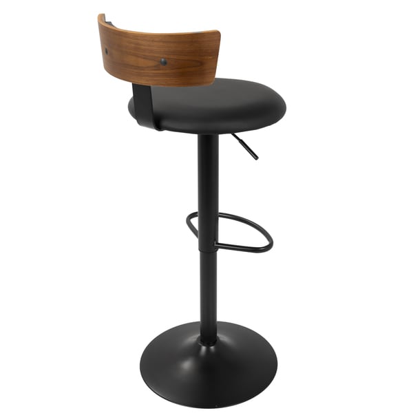 LumiSource Weller Contemporary Adjustable Bar Stool