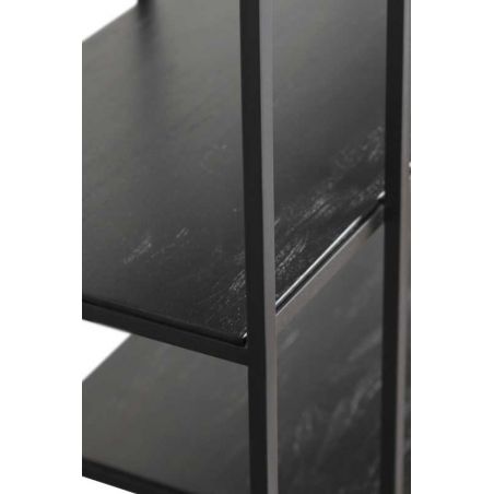 STUDIO ETAGERE TECK 2 PORTES COULISSANTES