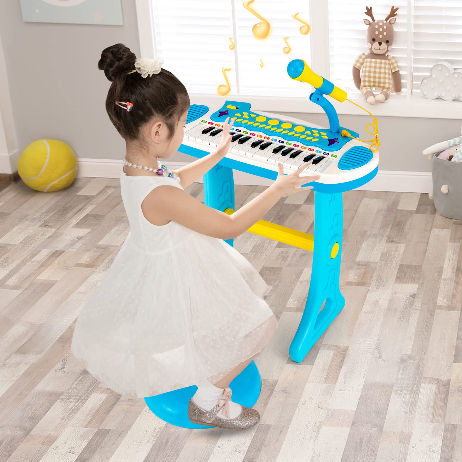 Costzon 31-Key Kids Piano Keyboard Toy, Toddler Electronic Musical Instrument Educational Toy