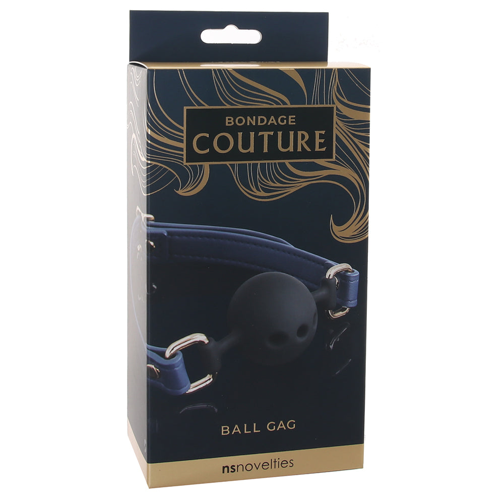 Bondage Couture Ball Gag in Blue