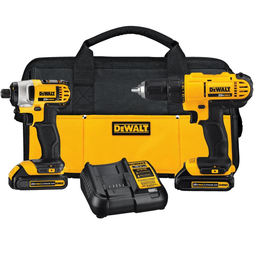 DEWALT 20V Max 2 Tool Combo Kit DCK240C2 from DEWALT