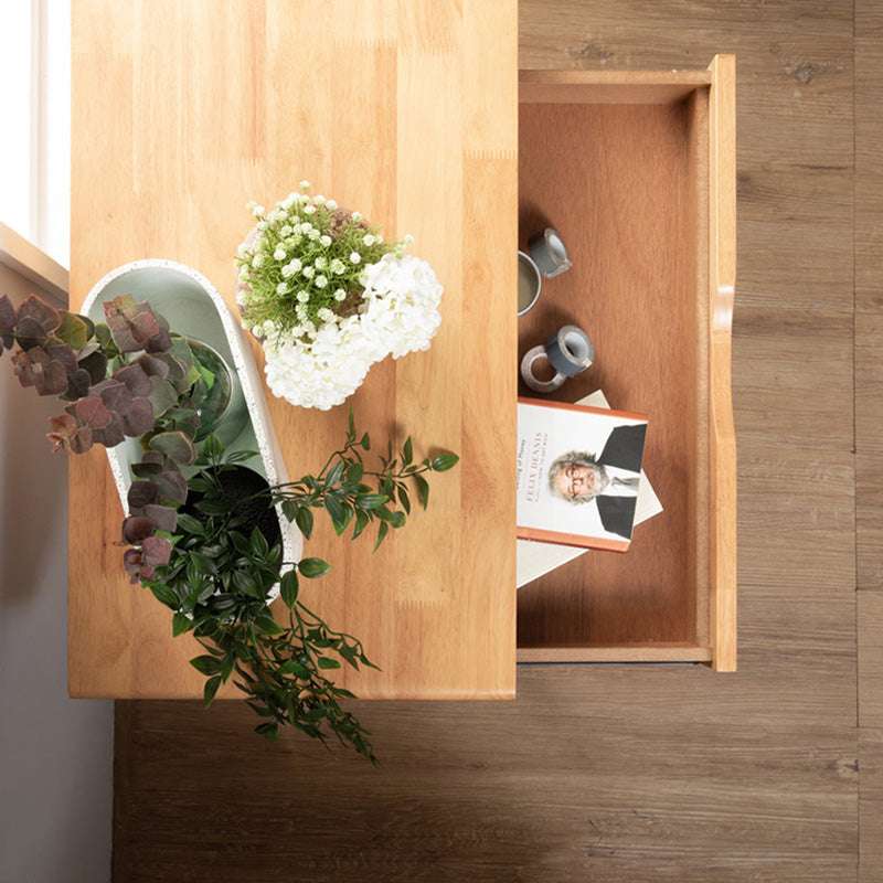 LAMAR Console Table with 2 Drawers 122cm - Natural