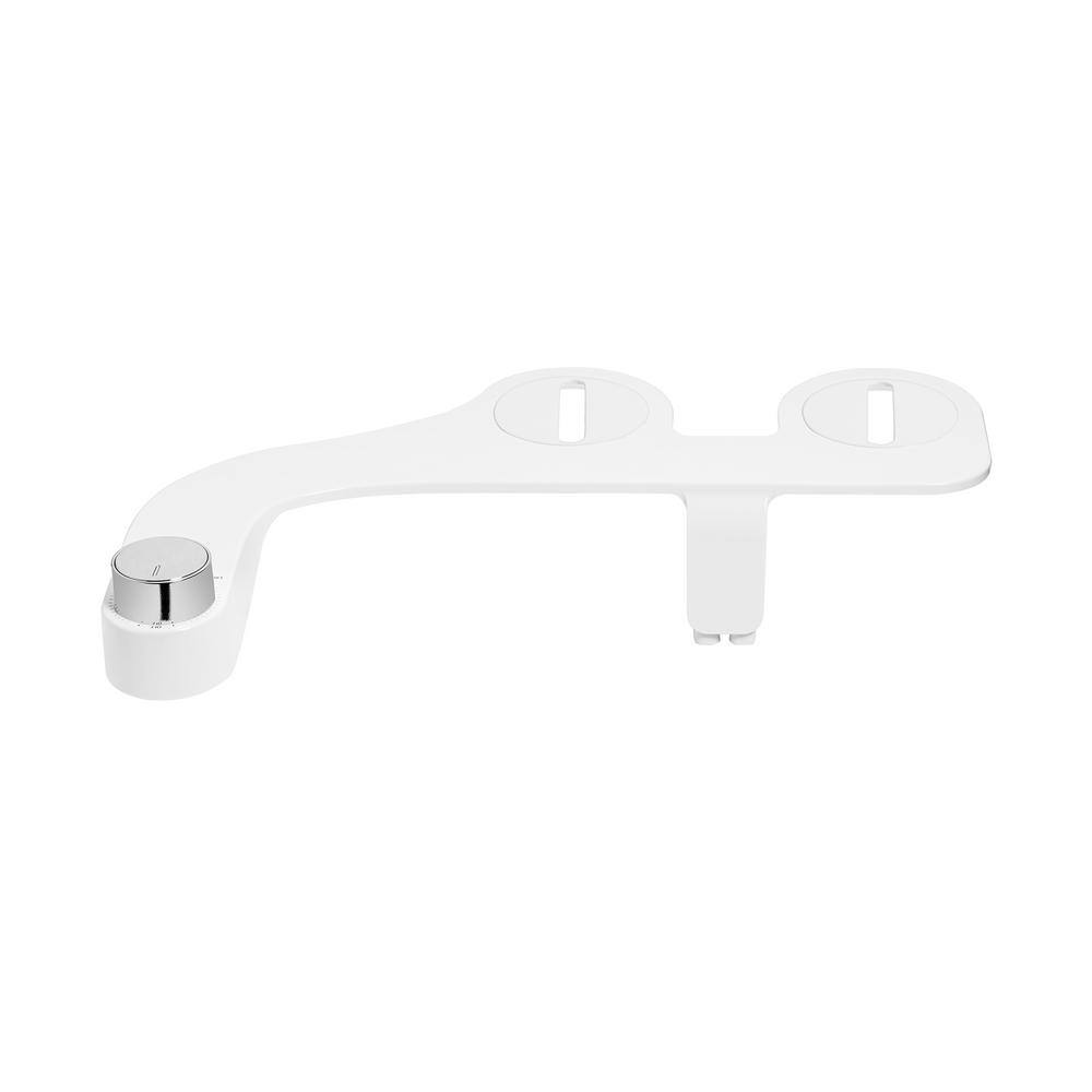 Brondell FreshSpa Comfort+ Ambient Temperature Non-Electric Bidet Attachment in White FSR-15