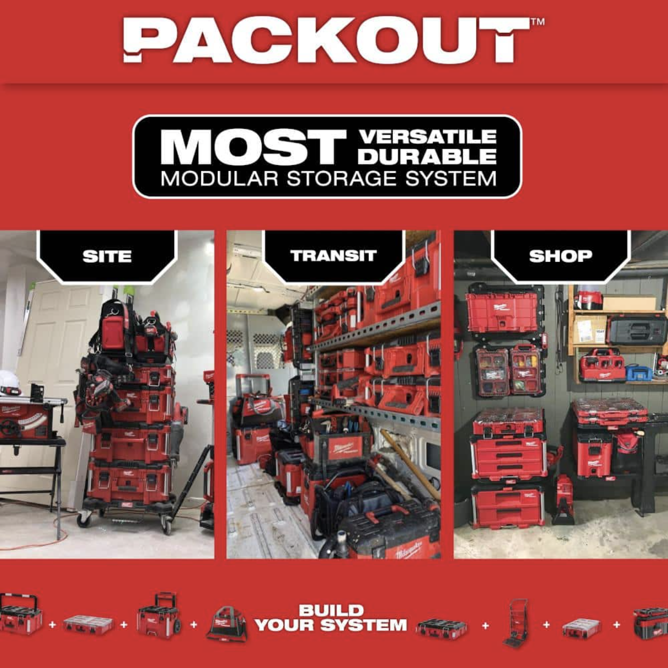 Milwaukee 15 in. PACKOUT Tote