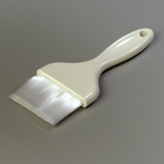 Carlisle 3 Inch Push Style White Wide Brush  12 Ea...