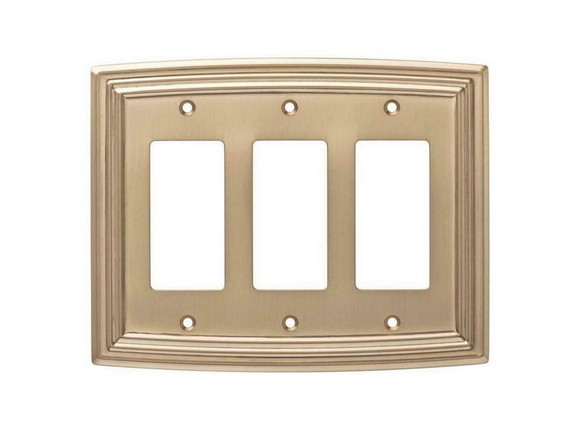 Liberty Hardware Emery Triple Decorator Wall Plate...