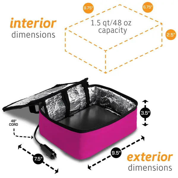 Hot Logic 12V Mini Oven Food Warmer Lunchbag