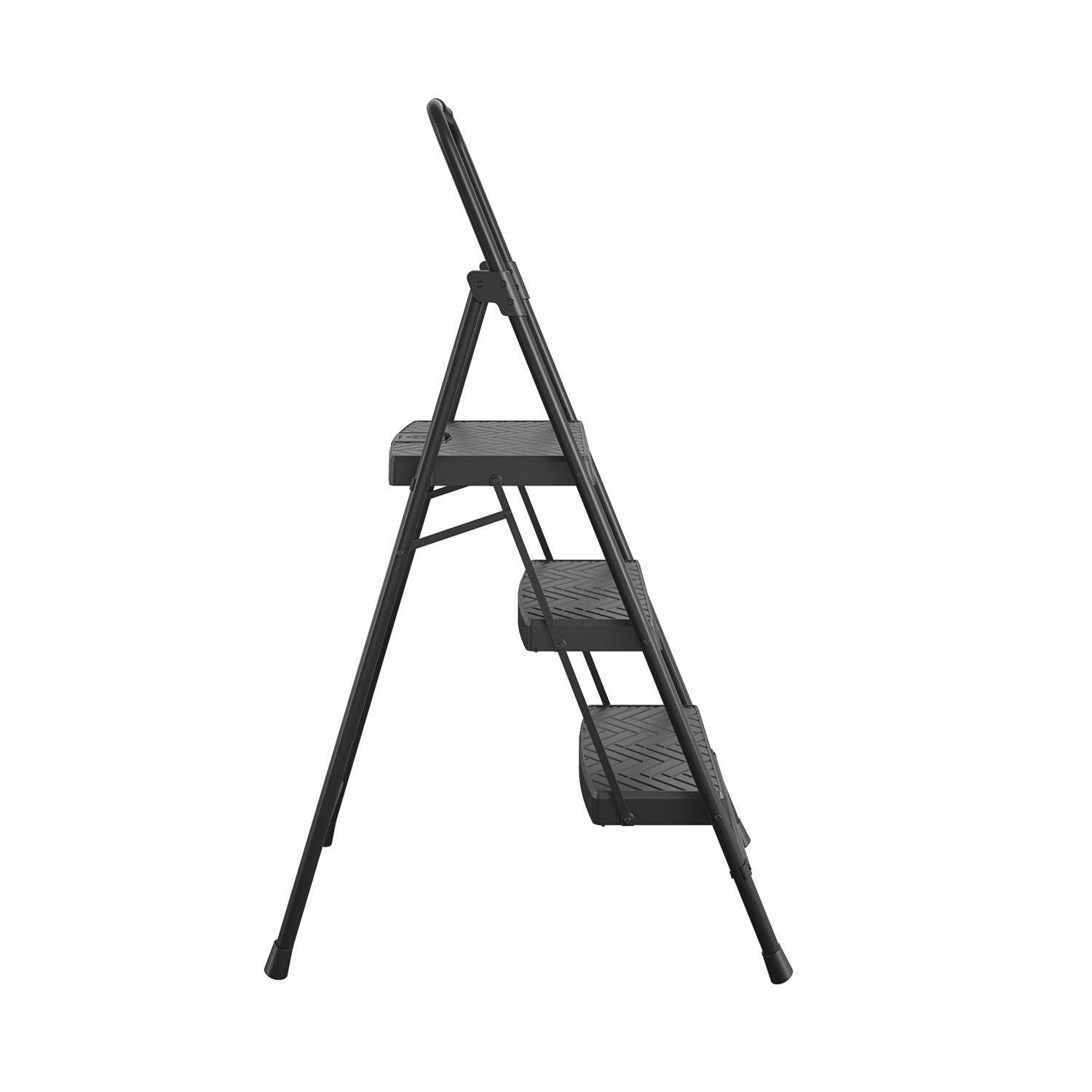 Cosco 53.54 in. H X 18.5 in. W X 2.36 in. D 300 lb. capacity 3 step Steel Step Stool