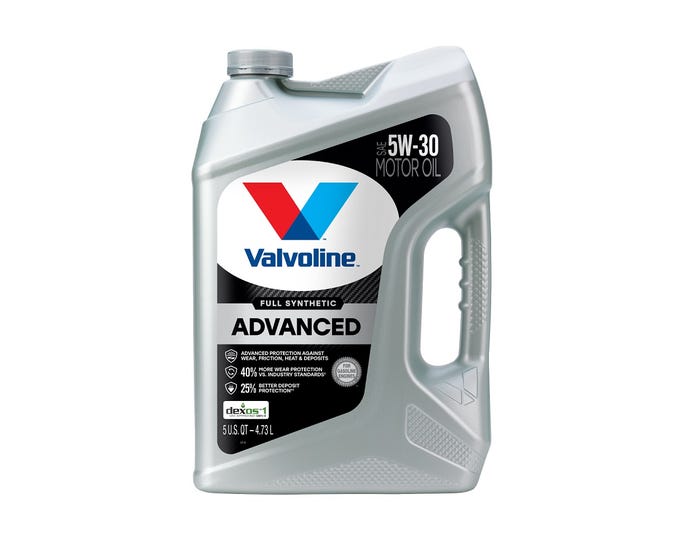 Valvoline Advanced Full Synthetic SAE 5W-30 Motor Oil， 5 Quart - 881164