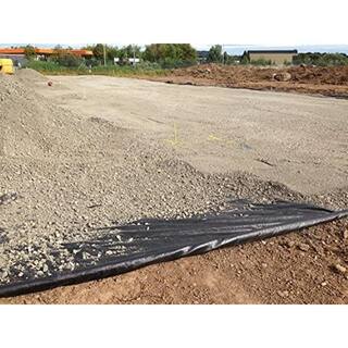 Agfabric 6 ft. x 300 ft. Polyethylene Woven Geotextile Fabric Floor Underlayment for Holding Soil and Sand WGF6300B