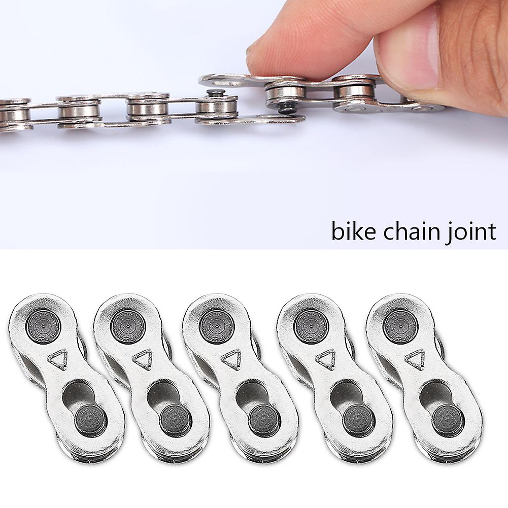 5 Pairs Heavy Duty Bike Quick Release Chain Mater Link Magic Joint Connector For 8/9/10 Speed