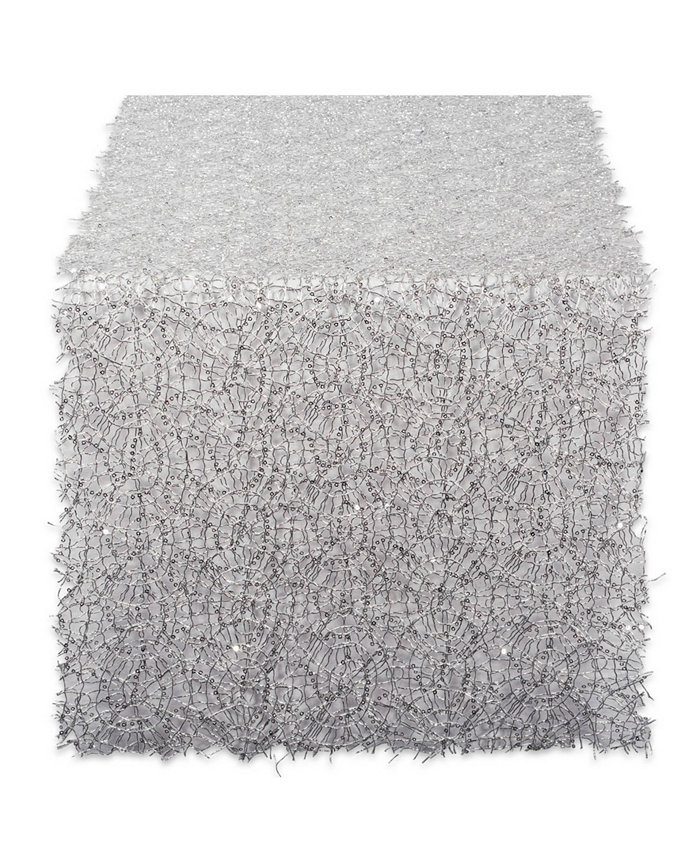 Design Imports Sequin Mesh Table Runner Roll 16 x 10'