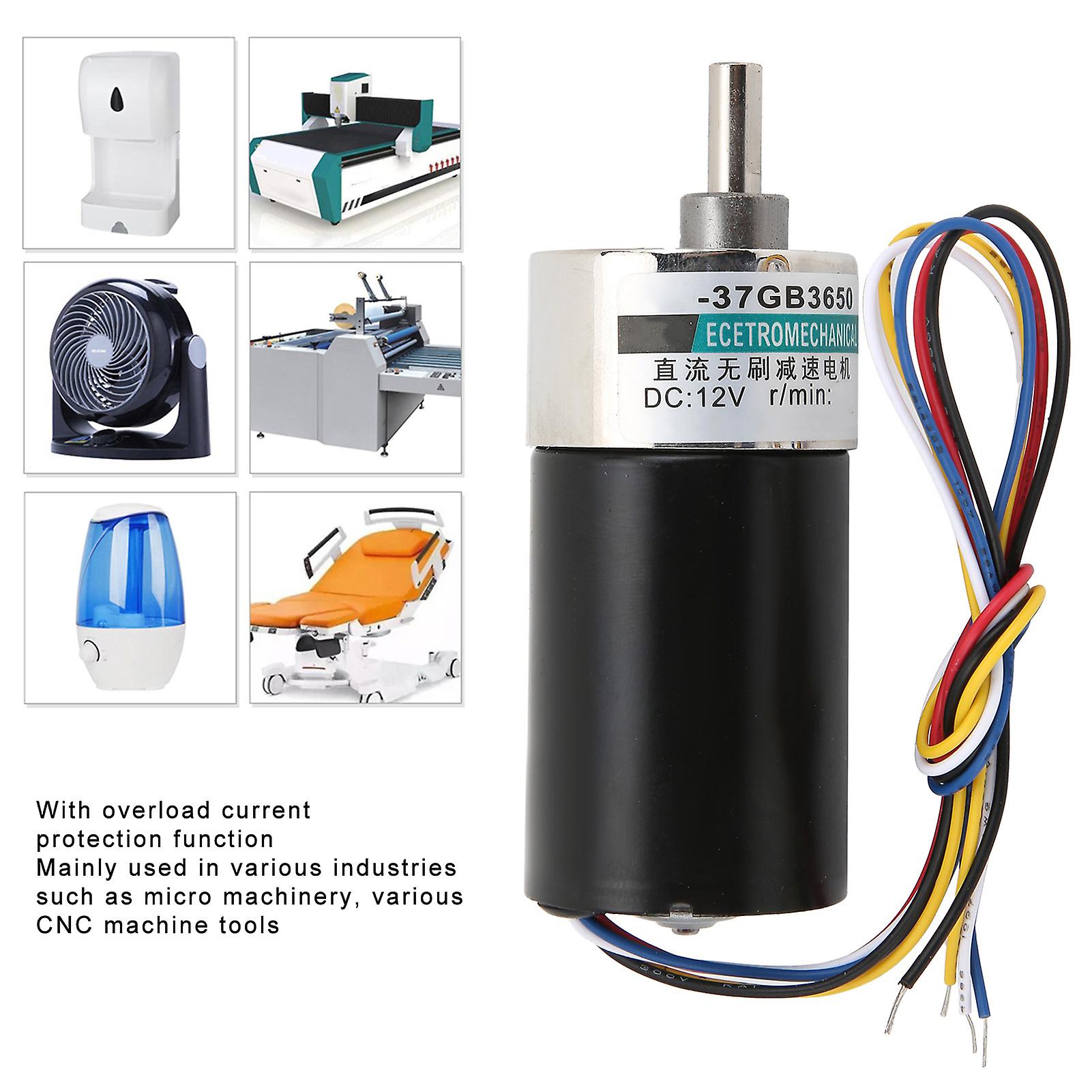 Highly Accurate Dc Brushless Motor Speed Reducer With Bracket For Measuring Instruments - 12v Cw Ccw[300rpm/min]