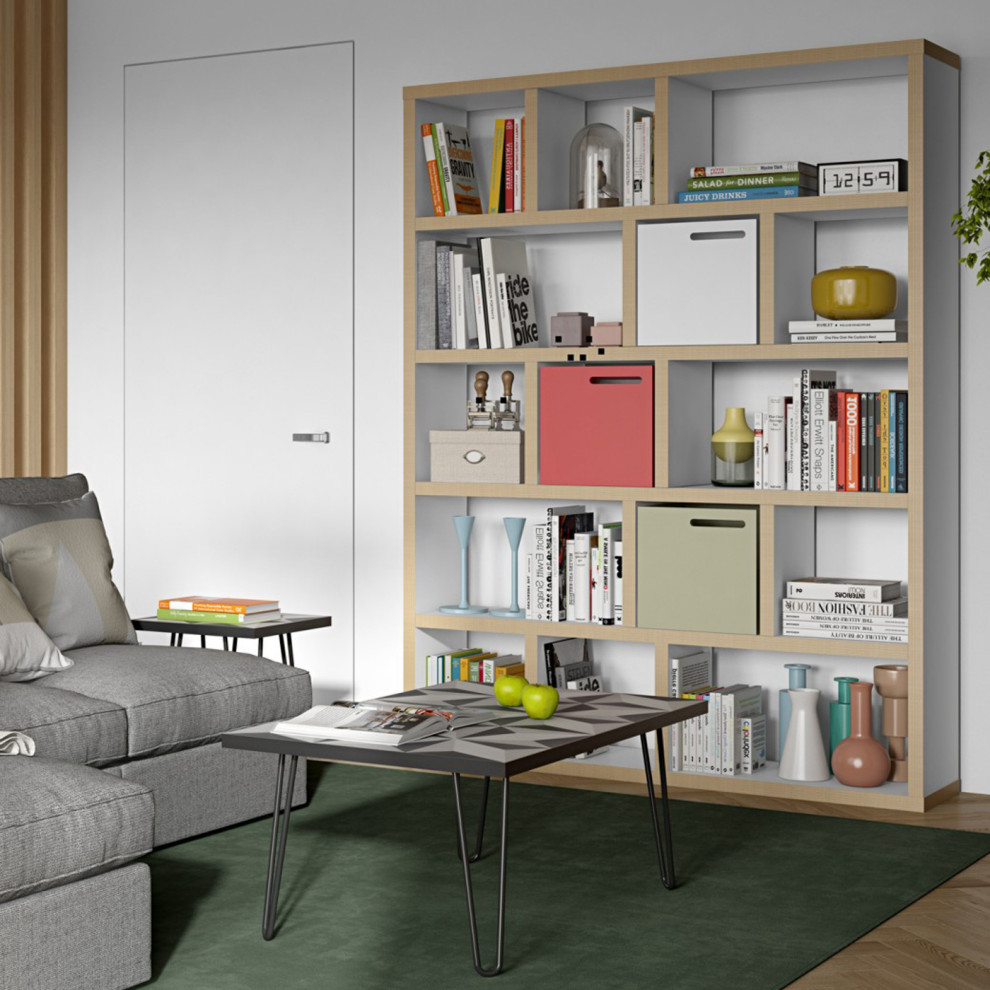 Contemporary Large Thick Wood Modular Shelves   Contemporary   Bookcases   by Plush Pod Decor  Houzz